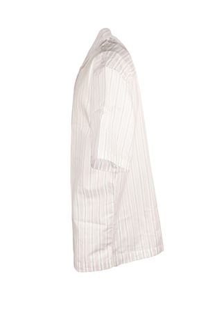 Camicia bowling a righe in cotone NEW YORK | VINCENT3K077BIANCOROSA